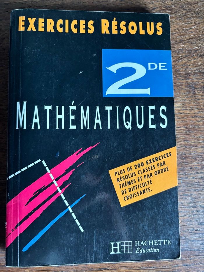 Mathématiques seconde avec exercices résolus