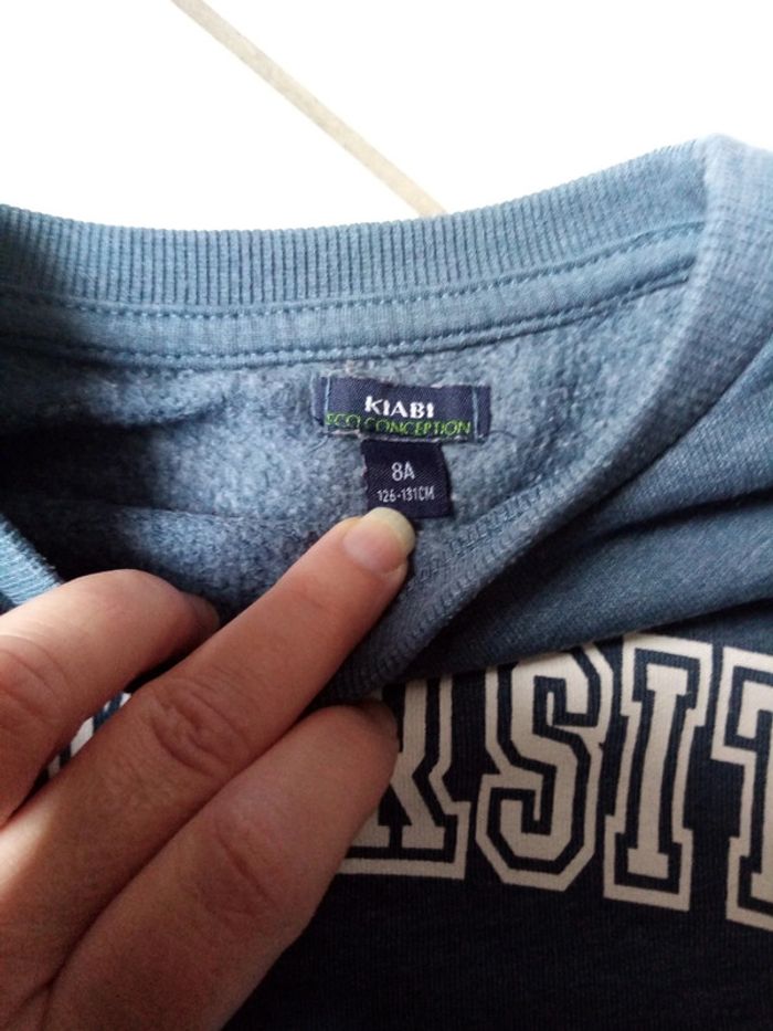 Sweat université garçon 8A - photo numéro 3