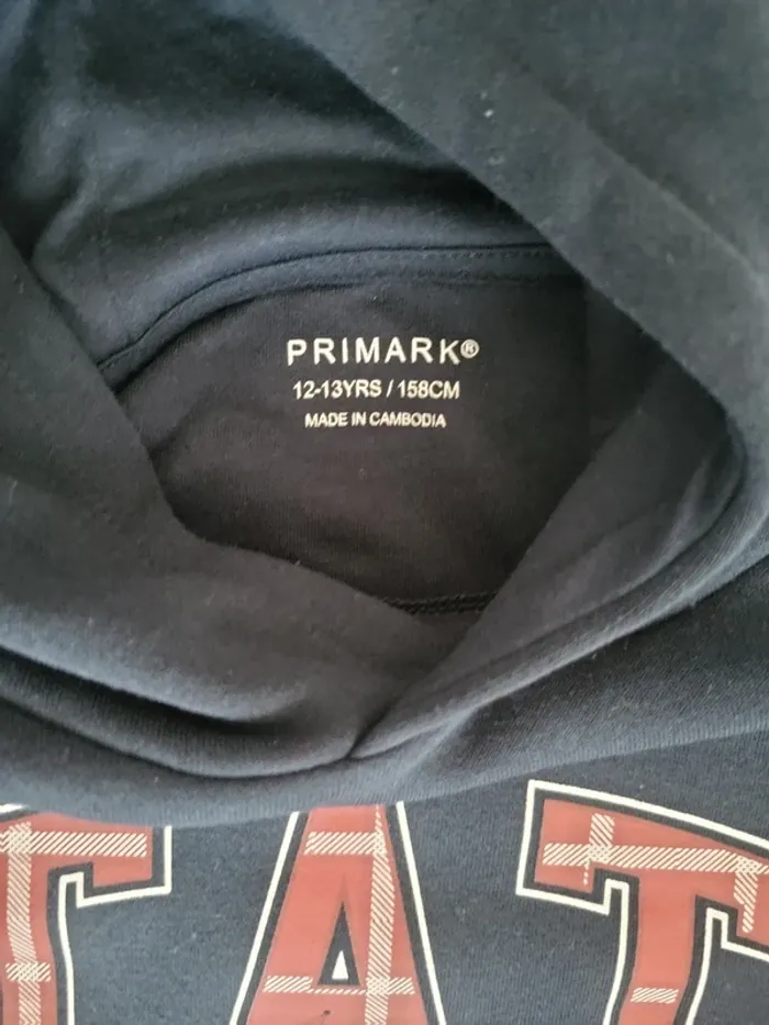 Sweat à capuche primark 12/13 ans - photo numéro 4