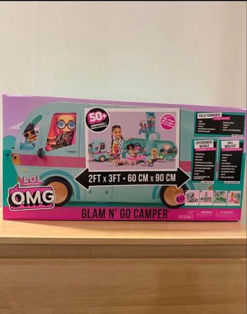 camping car glam n’go camper 4 en 1 poupées lol neuf