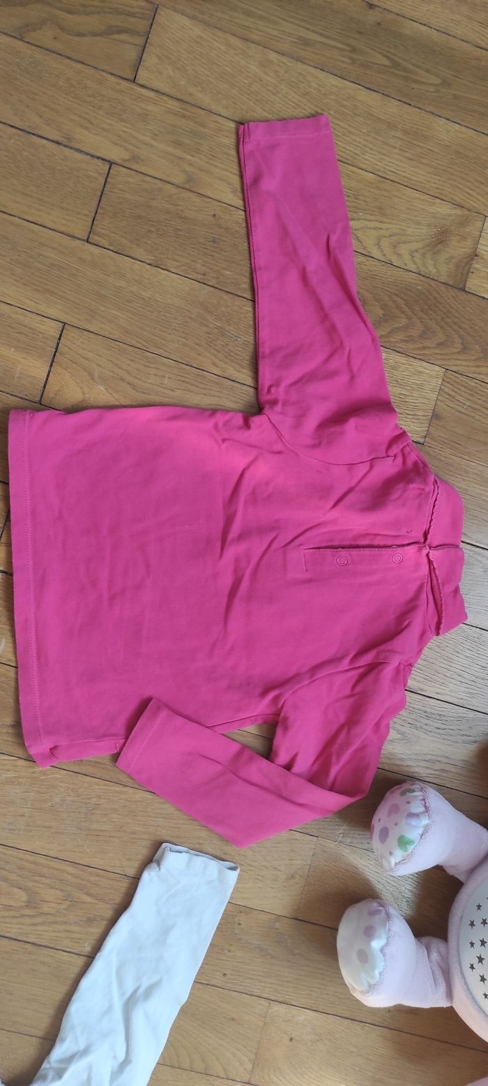 Lot de 3 tee shirt col roulé obaibi 24 mois 86cm - photo numéro 6