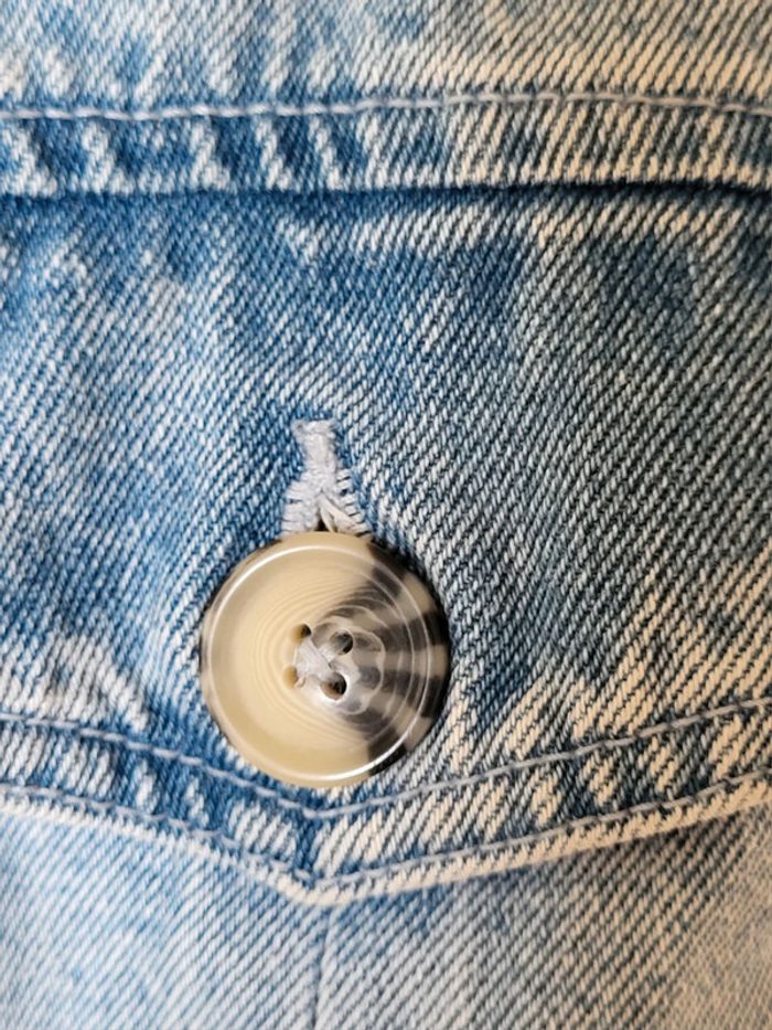 Veste en jean oversize bleue claire Denim Co Taille 44 46 - photo numéro 6