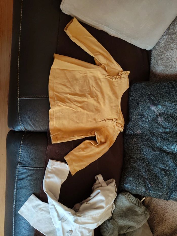 2 tuniques fille 18 mois