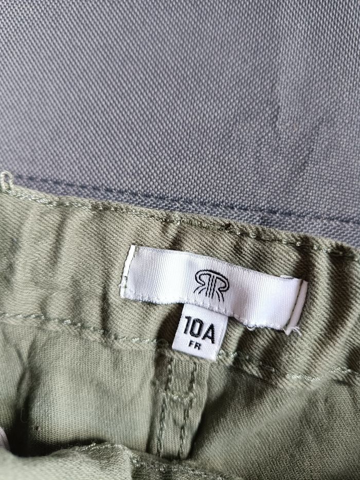 Short en jean kaki 🎮 Taille 10 ans - photo numéro 5
