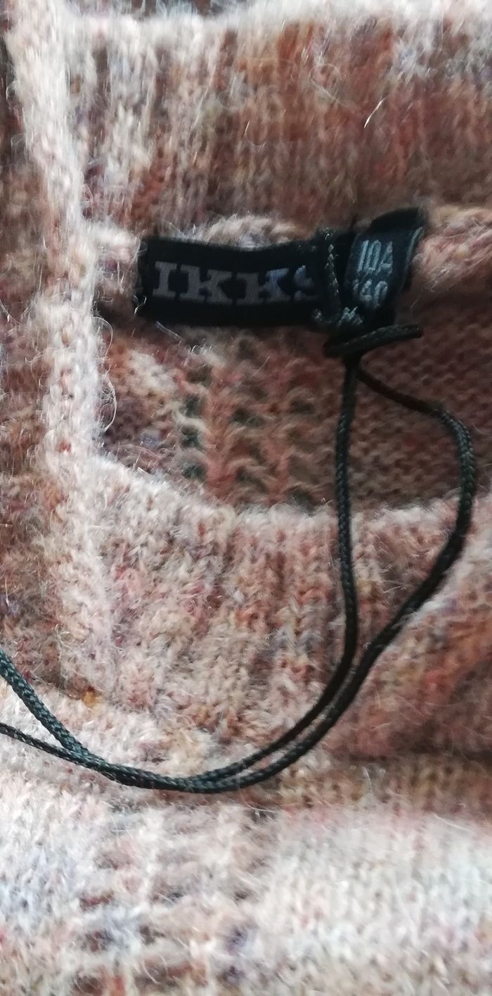 Ikks pull bois de rose tricot - photo numéro 3