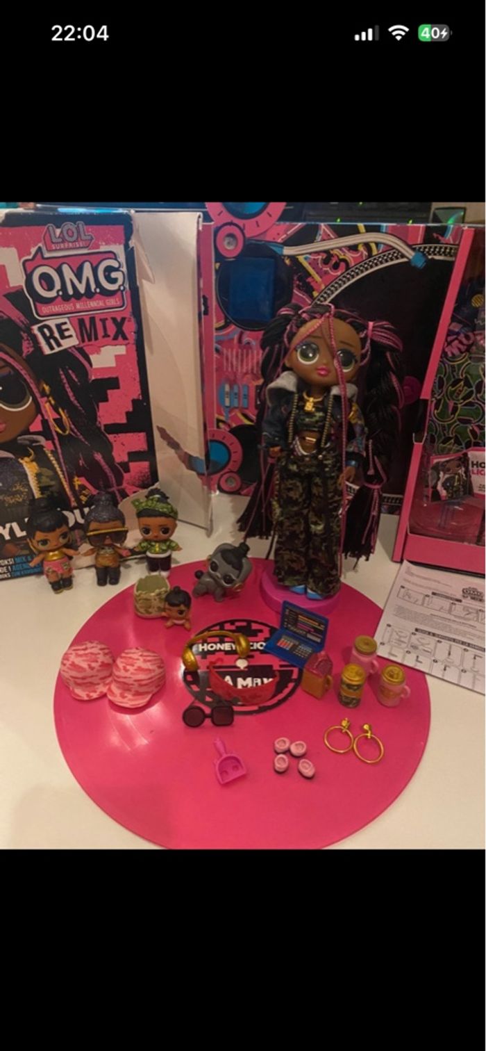 LOL OMG REMIX MUSIC HONEYLICIOUS  NEW2020/2021 + LOL OMG REMIX MUSIC HONEYLICIOUS FAMILY HONEY BUN BOI LIL PETS BBs RARA NUOVA