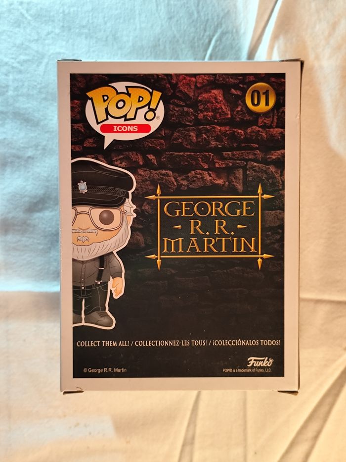 Figurine Funko Pop George R.R. Martin 01 Game of Thrones Spécial Édition Comicon - photo numéro 4