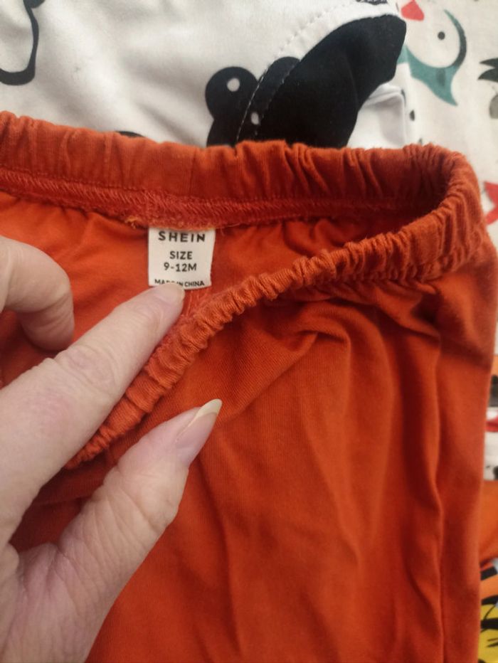 Pantalon taille élastique avec une tête de chat - photo numéro 2