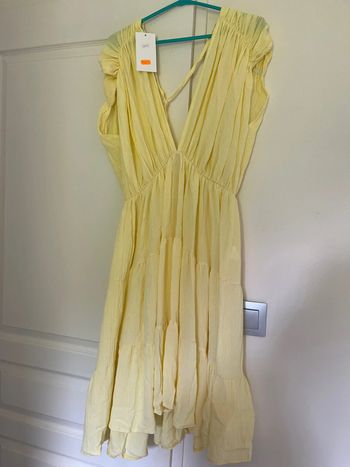 Robe jaune été