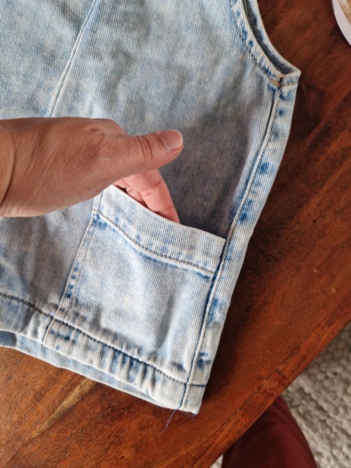 Salopette short Jean loose 8 ans - photo numéro 3