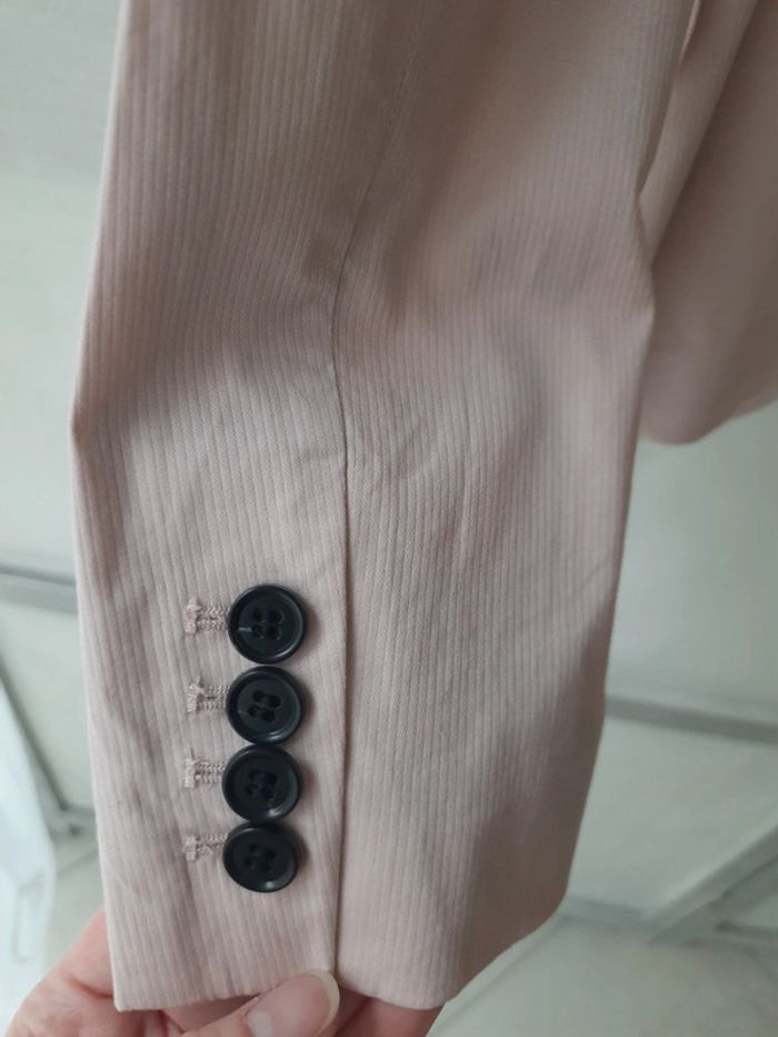 Veste blazer rose H&M - photo numéro 5