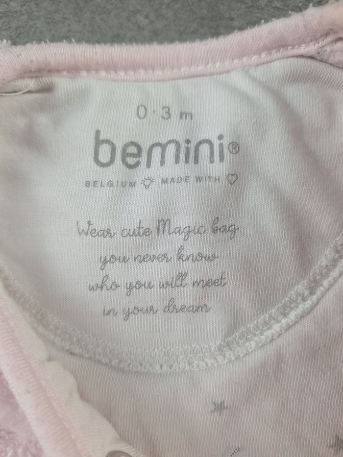 Gigoteuse hiver Bemini bébé 0-3 mois – rose toute douce - photo numéro 5