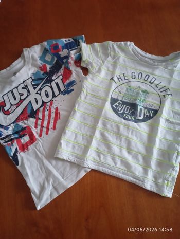 Lot de 2 t-shirts Nike 5 ans 