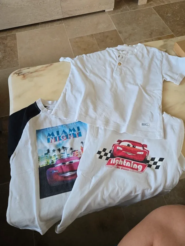 3 tee shirts
