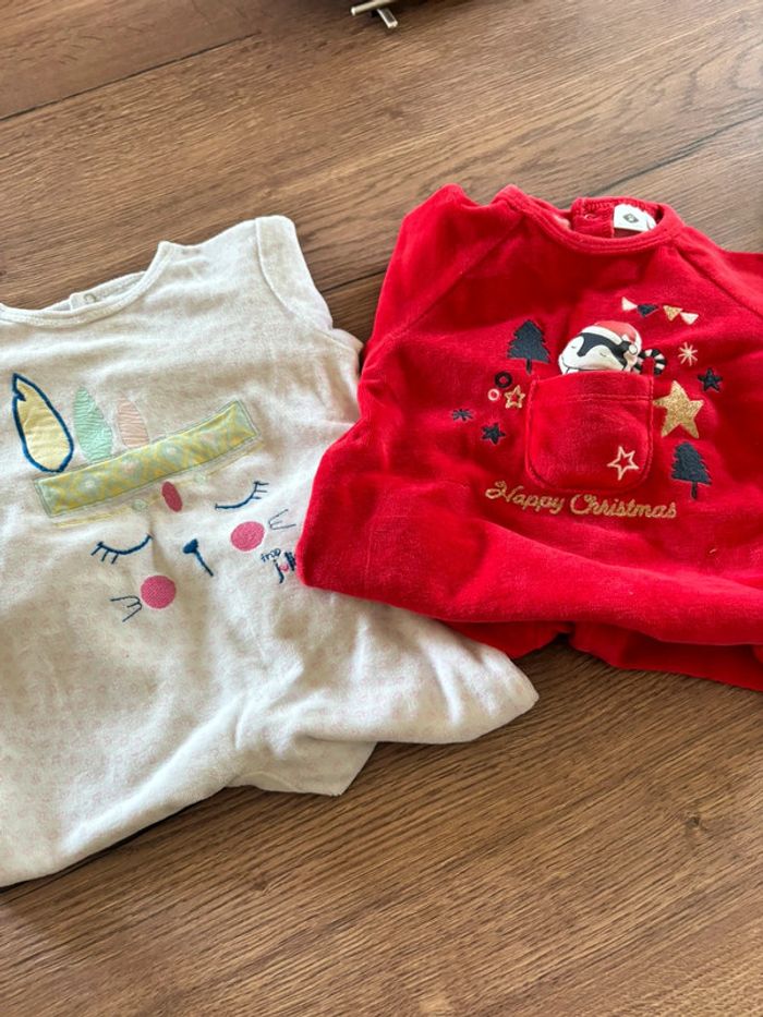 Lot de 2 pyjamas bébé