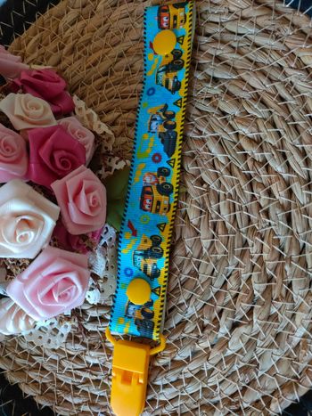 🌿Attache tétine motif TP🌿