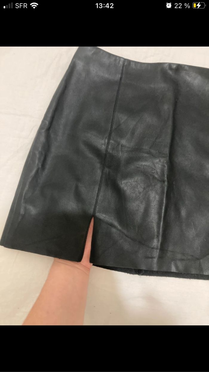 Jupe effet cuir - photo numéro 2