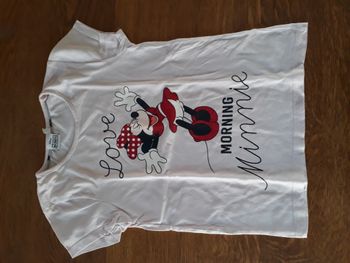 Tee shirt rose Minnie Mouse Disney  8 ans
