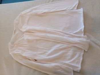 Gilet léger rose pâle