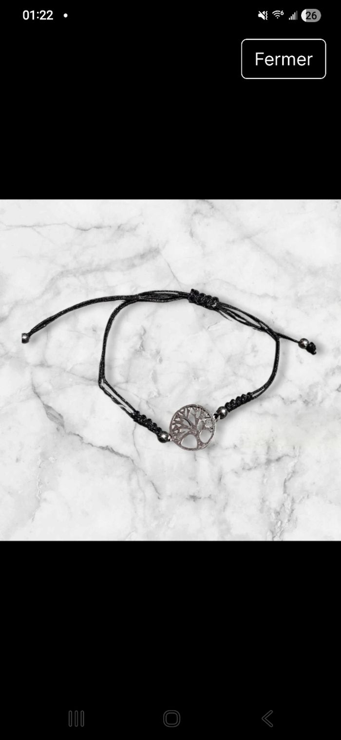 Bracelet breloque arbre de vie