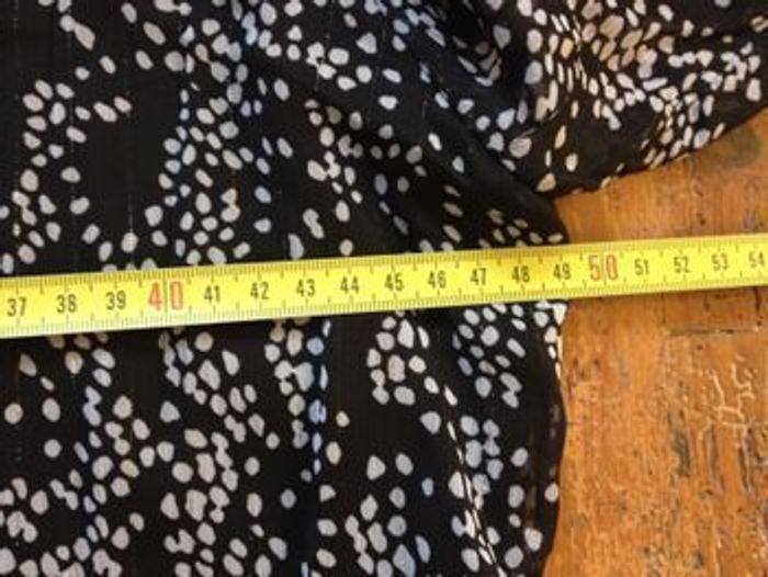 Blouse ample à motifs - noir et blanc - taille L - look féminin - photo numéro 7