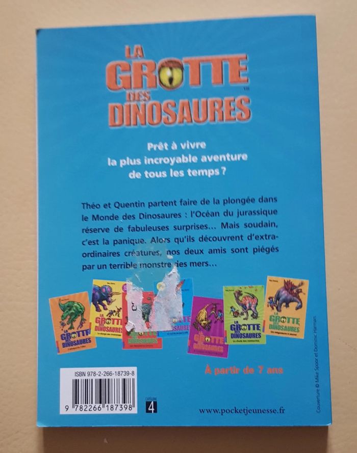 Lot 2 livres "La grotte des dinausores" - Rex Stone - photo numéro 3