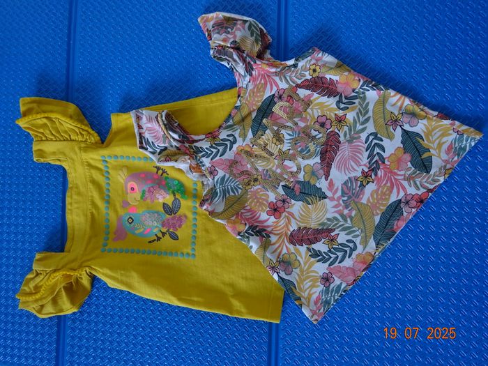 Lot 2 T-Shirts fillette 5 ans - photo numéro 2