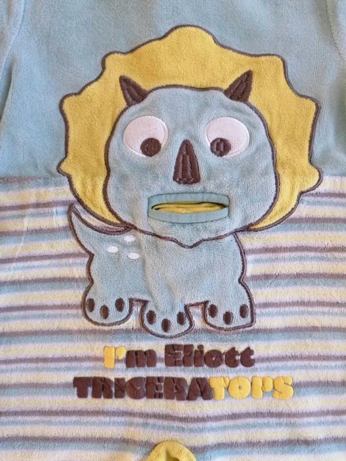 Pyjama Triceratops Pommette 3 mois - photo numéro 2