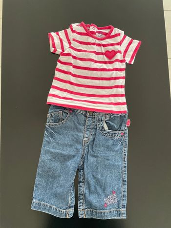 Jean et tee shirt bébé