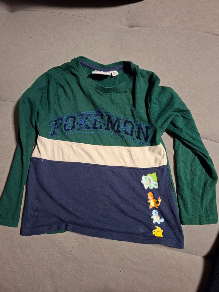 T shirt manche longue pokemon