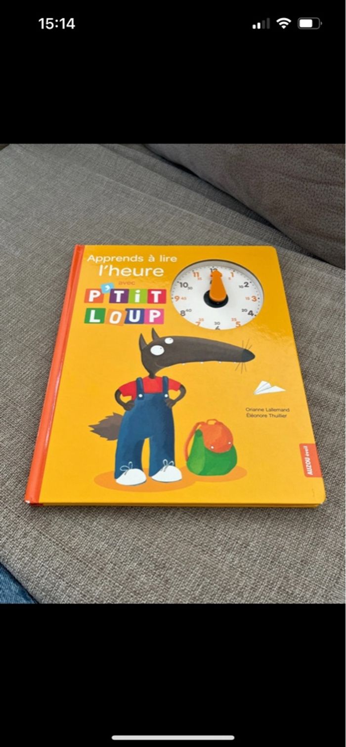 P’tit loup apprends à lire l’heure