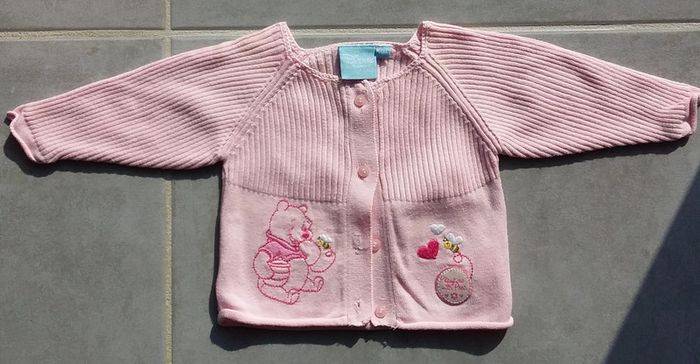 Adorable gilet Winnie l'ourson fille 3 mois