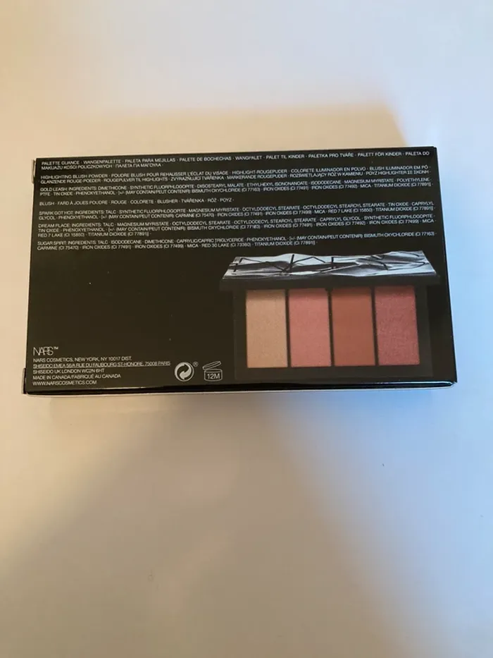 Palette joues NARS neuve - photo numéro 2