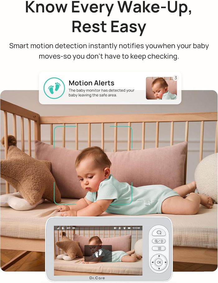 Babyphone Dr.Care Lumiview plus Moniteur Bébé Wifi - photo numéro 5