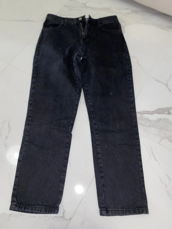Jean taille haute large