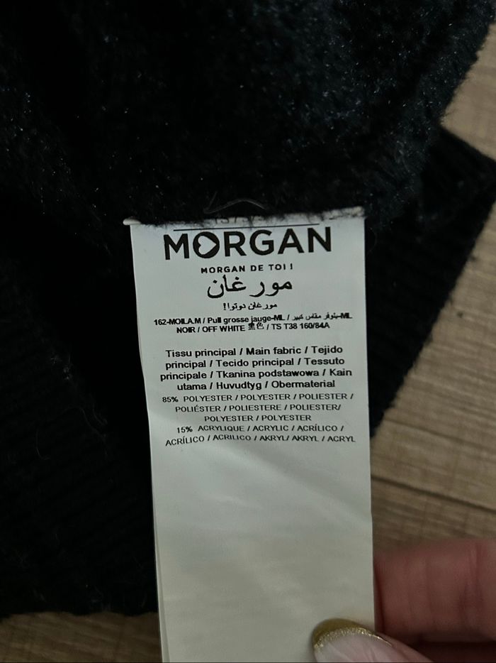 Pull tout doux noir et blanc Morgan taille S jamais porté - photo numéro 10