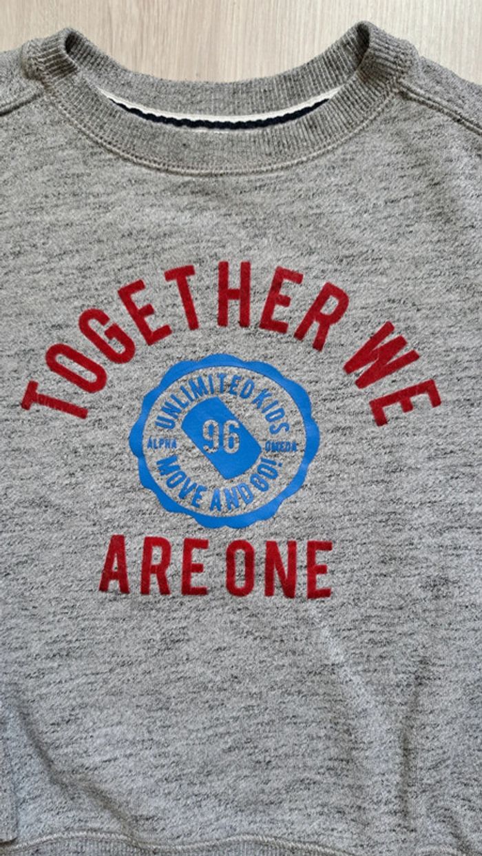 Sweat gris Okaidi - photo numéro 2