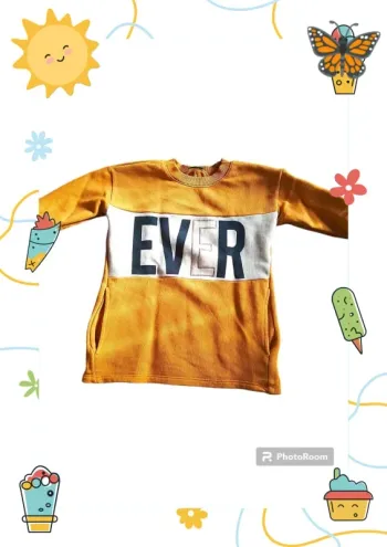 Pull moutarde avec poche