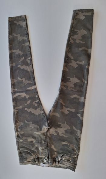 Pantalon militaire kaki, femme, Bershka, taille 36
