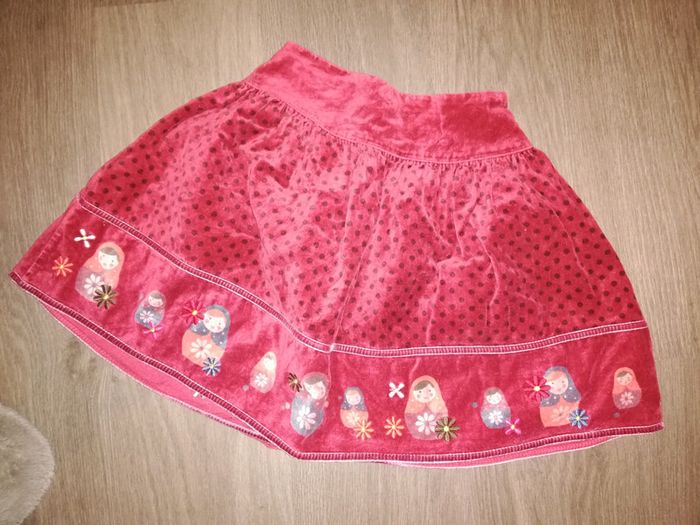 Jupe velours 5 ou 6 ans DPAM