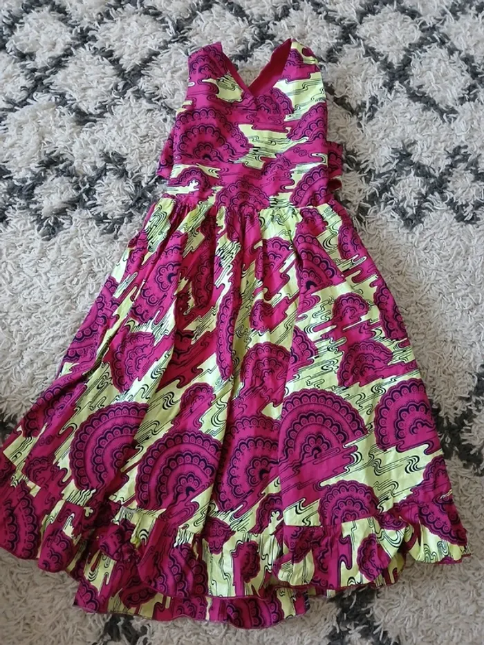 Jolie Robe d'été fille Taille 6 ans🌿💝 - photo numéro 6
