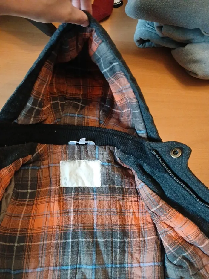 Manteau chaud 24mois noir - photo numéro 5