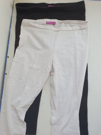 2 leggings courts fille 12 ans