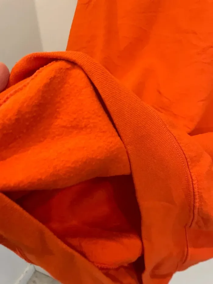 Orange crewneck Michigan Gildan M - photo numéro 7