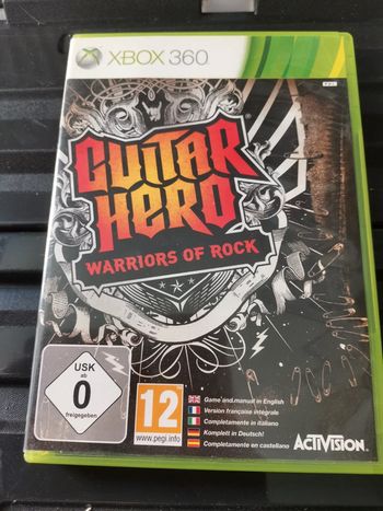 Guitar Hero Warriors of rock xbox 360