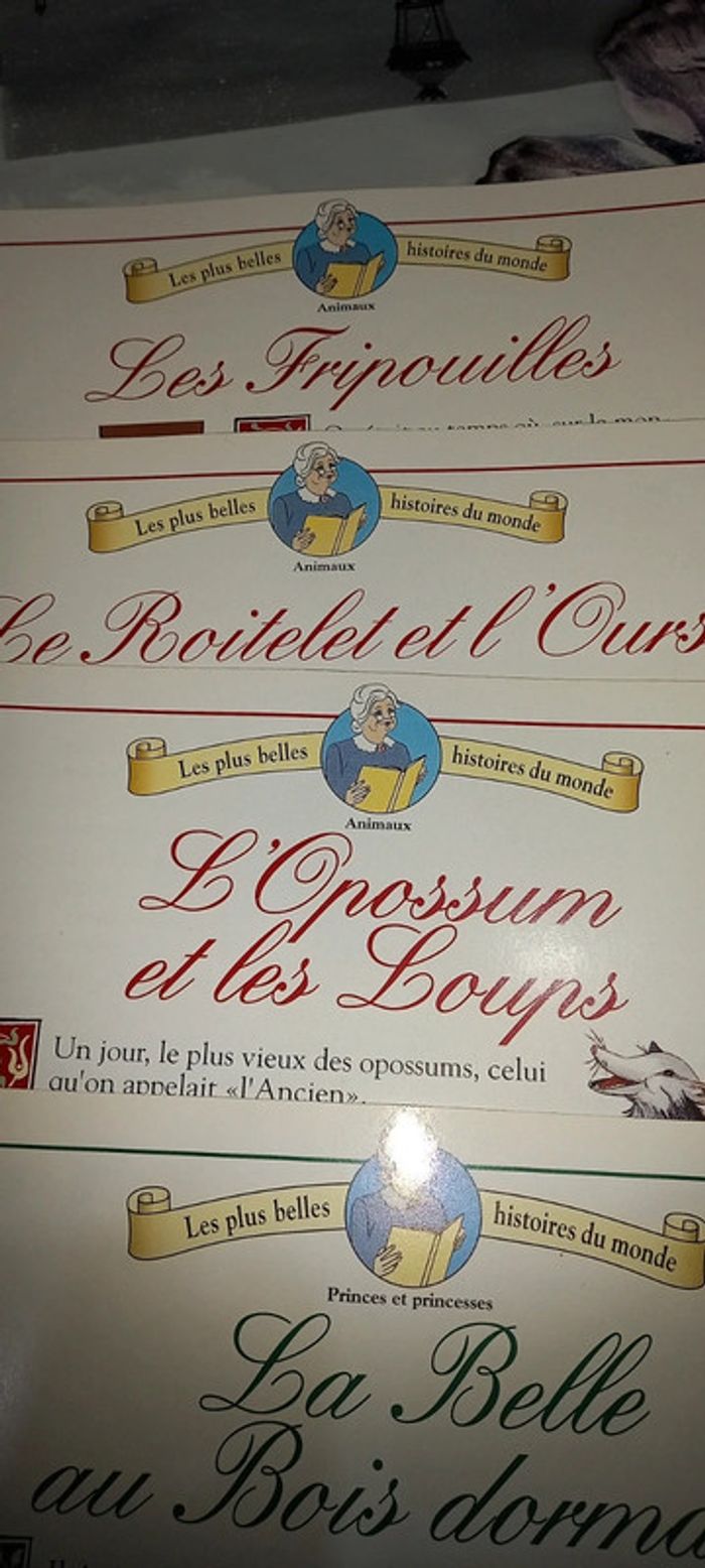 26 livrets les plus belles histoires du monde