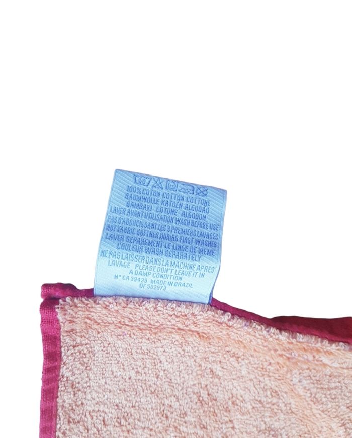 Carré Blanc - Drap de plage en velours de coton - 100 x 170 cm - Neuf ! - photo numéro 4