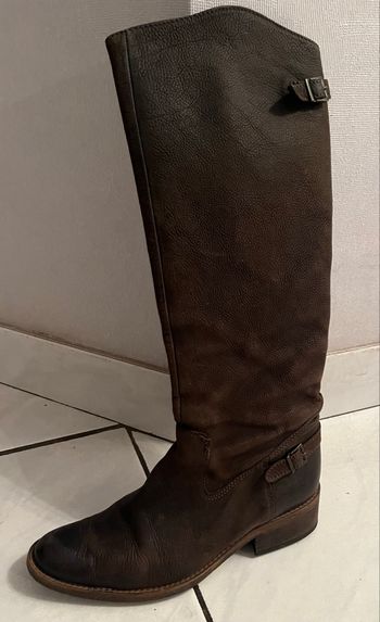Bottes cavalières Reqins cuir marron