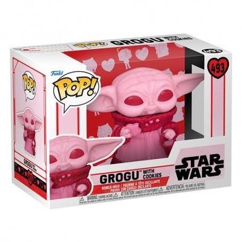 Grogu avec cookies Figurine Funko POP! Valentines Star Wars