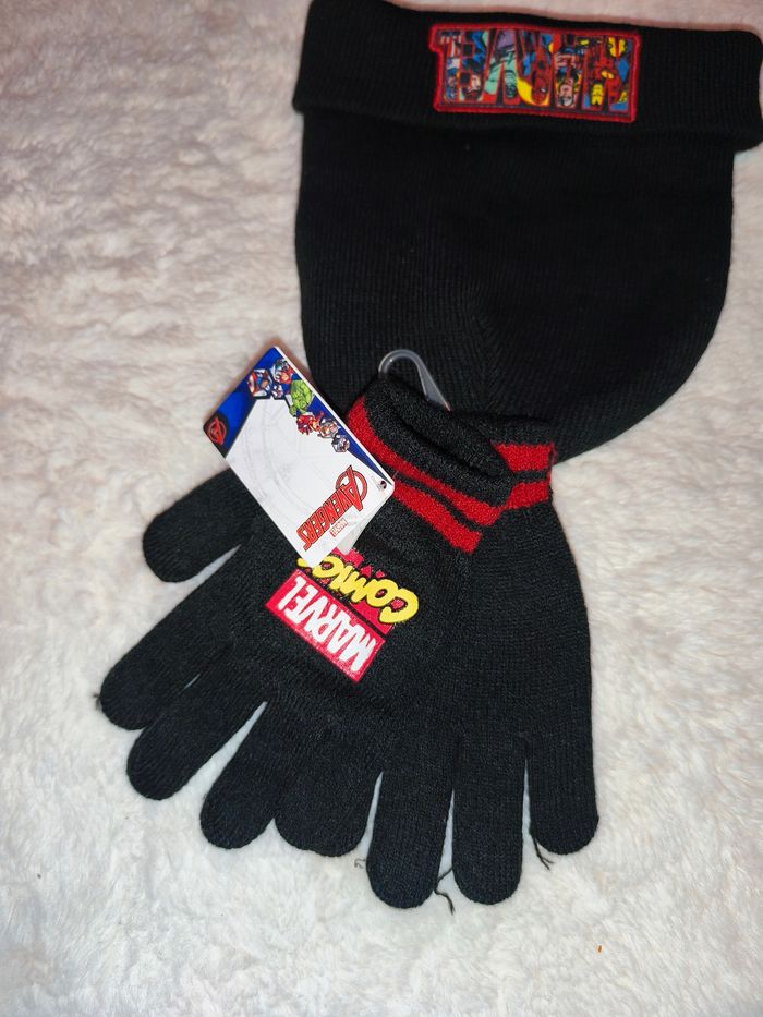 Bonnet et gant Assortie Marvel - photo numéro 3